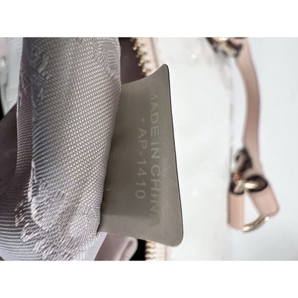 MICHAEL KORS Jet Set White Signature Boston Bag Authenticated Rare Patent Design - Picture 16 of 16